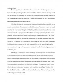 Learning English Essay Zoom Zoom Conscience Essay also Examples Of Thesis Statements For Narrative Essays Archetypes In Lord Of Flies And Poisonwood Bible Essay Examples Of English Essays