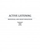 Active Listening