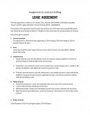 Lease Agreement