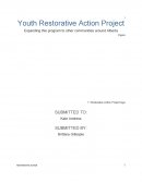 Youth Restorative Action Project - Expanding This Program to Other Communities Around Alberta