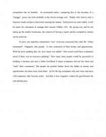 oligopoly essay