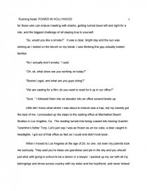 power in hollywood an educational autobiography creative writing educational autobiography essay