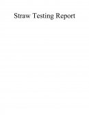 Straw Test Report