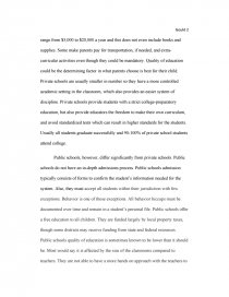Example Of An Essay With A Thesis Statement Essay Preview Private Schools Vs Public Schools Zoom Zoom Zoom Science Technology Essay also Cause And Effect Essay Papers Private Schools Vs Public Schools Essay Examples Thesis Statements Essays