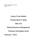 Mgt 510 - Hp Case Study