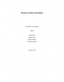 Kristen’s Cookie Case Report