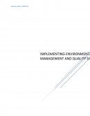 Implementing Environmental Management