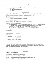 Augustine Medical Case Analysis Case Study