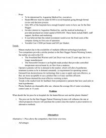 Augustine Medical Case Analysis Case Study