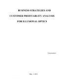 Business Strategies and Customer Profitablity Analysis for Illusional Optics