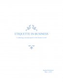 Etiquette in Business
