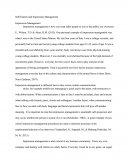 Self-Esteem and Impression Management