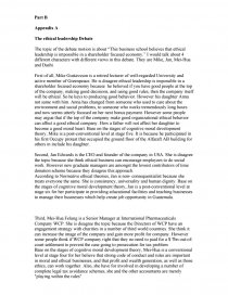 the ethical leadership debate essay ethical leadership essay