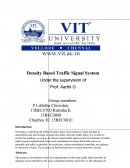 Density Based Traffic Signal System