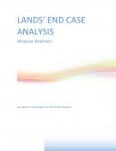 Lands’ End Case Analysis