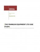 The Franklin Equipment Ltd Case Study