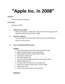 Apple Inc. in 2008