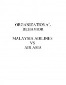 Comparison Between Malaysia Airlines and Air Asia Organizational Behaviour