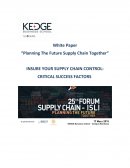 Insure Your Supply Chain Control: Critical Success Factors