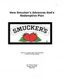 How Smucker’s Advances God’s Redemptive Plan