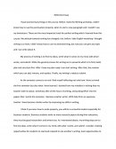 Writing Workshop Reflective Essay