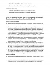 What Is the Strategy That Has Allowed Honda to Be So Successful in 