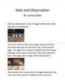 Data and Observation