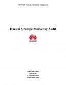 Huawei Strategic Marketing Audit