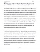 The Main Reason for the Growth of the Progressive Movement in the Years 1890-1912 Was Because of the Need to Regulate Big Business