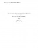 Task Force Committee Report: Professional Development Program Proposal