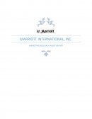 Marriott International, Inc. - Marketing Research Audit Report