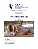Hay Dairies Pte Ltd - Decision Analysis