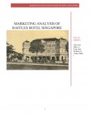 Marketing Analysis of Raffles Hotel Singapore
