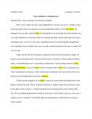 The Great Gatsby Argumentative Essay - Tom’s Infidelity: A Missing Scene