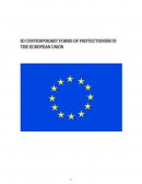 Contemporary Forms of Protectionism in the European Union