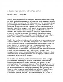 how to write a reaction paper about a movie