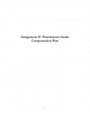 Compensation Plan Assignment