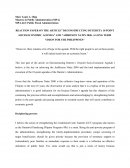 Reaction Paper on Deconstructing 10 Point Agenda of Prrd and Ambisyon 2040